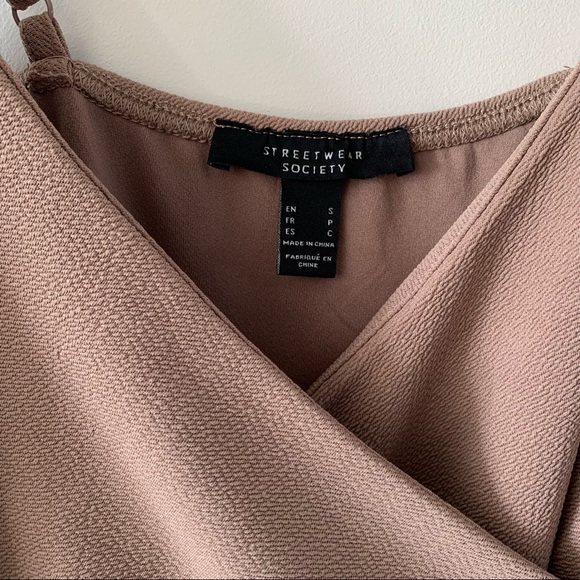 Streetwear Society Taupe Dress - Picture 3 of 7